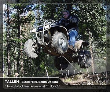 Tallen ATV'ing